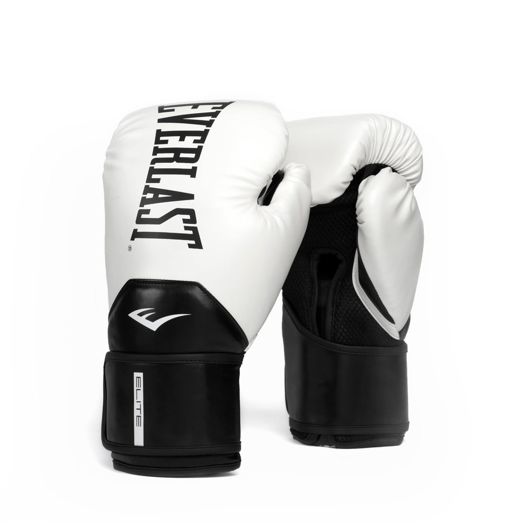 Everlast Elite 2 Boxing Gloves, Pro Training Gloves for Men and Women, Secure Fit Hook and Loop Closure & Ventilation, Heavy Bag & Speedbag Training.