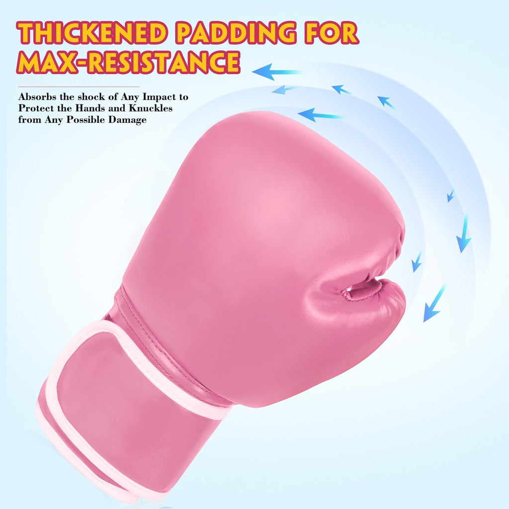 Kids Boxing Gloves for Kids Boys Girls Youth Age 5-12 Years Training Gloves for Punching Bag Kickboxing Muay Thai