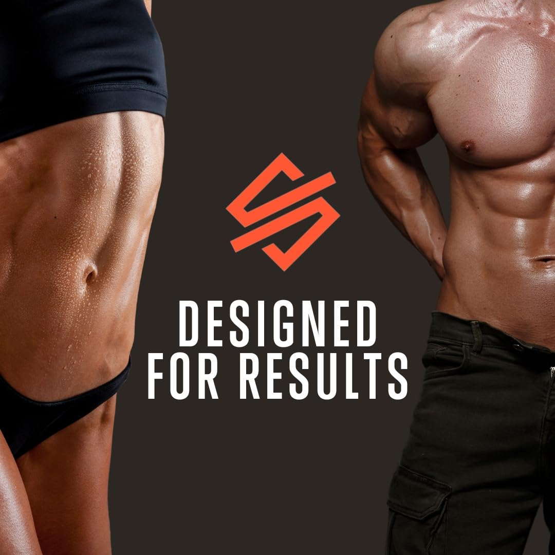 SQUATZ Abs Master - Machine ultime pour redressements assis avec support pour pieds à double ventouse - Barre d'assistance pour sit-ups, exercices abdominaux et exercices du tronc - Capacité de 661 lbs