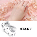 Infinity Mini Ring Hold Loved Ones Ashes Cremation Urn Ring for Women Finger Ring Memorial Jewelry