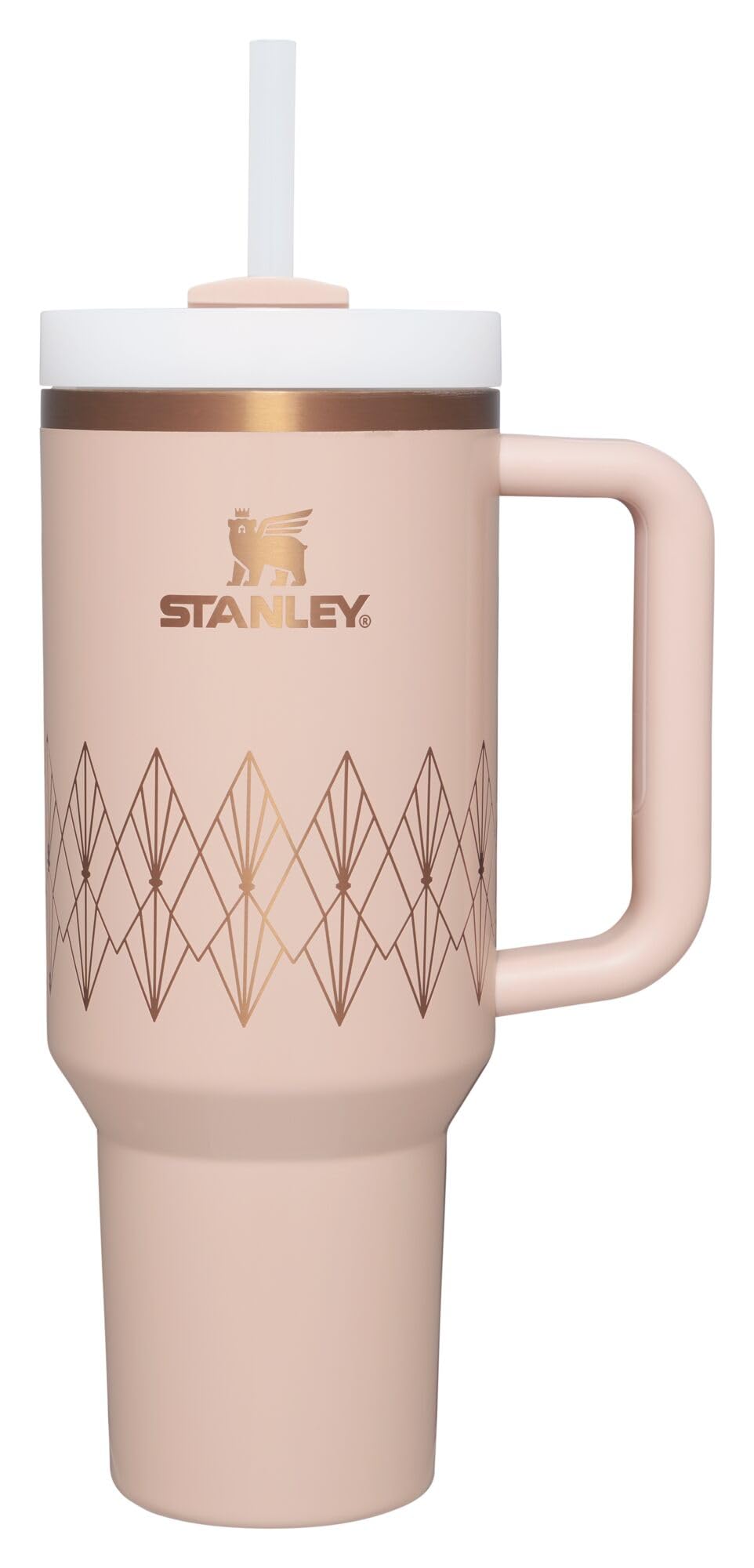 STANLEY Quencher H2.0 Tumbler with Handle and Straw 14 oz | Flowstate 3-Position Lid | Cup Holder Compatible for Travel | Insulated Stainless Steel Cup | BPA-Free | Azure