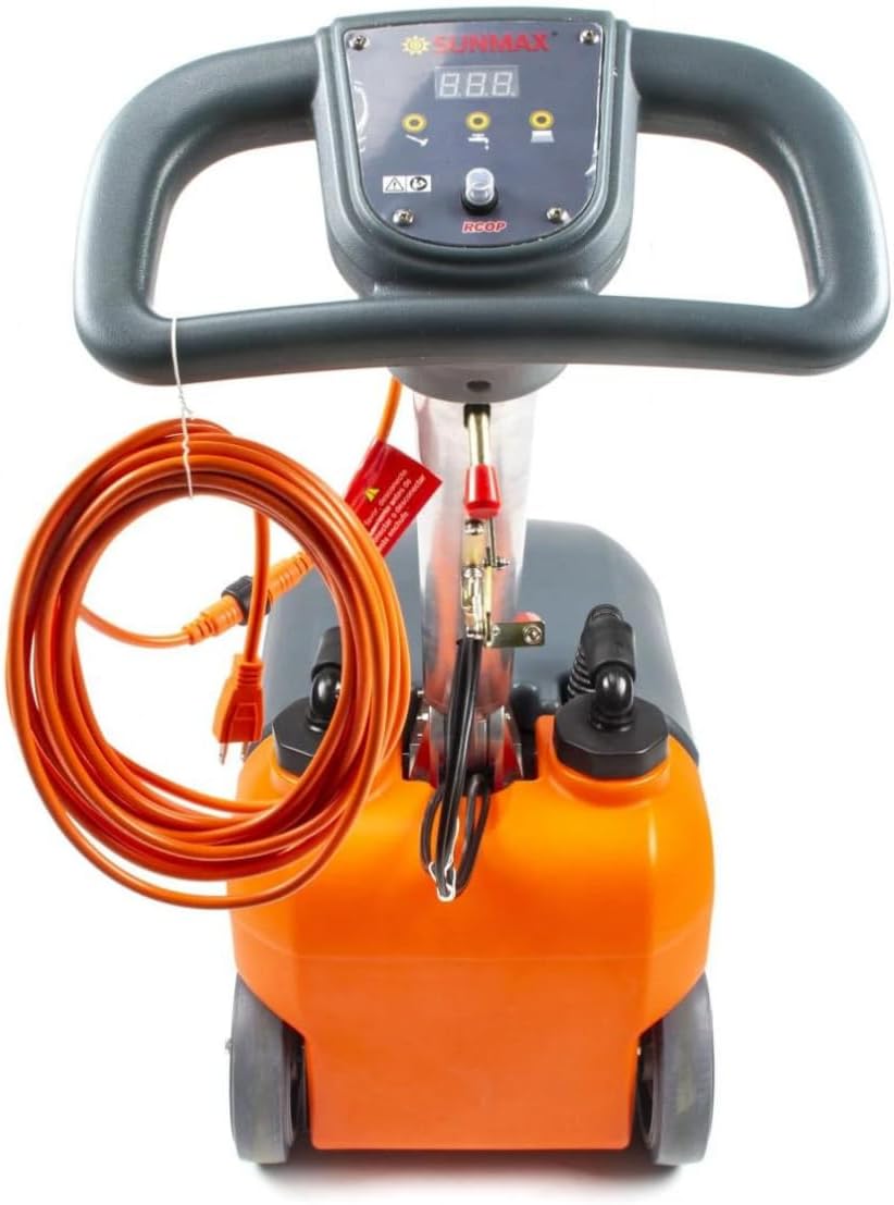 RT15AC 14“ Walk Behind Floor Scrubber Dryer Machine for Industrial Commercial Use, 4-Gal Tank, 26-ft Power Cord