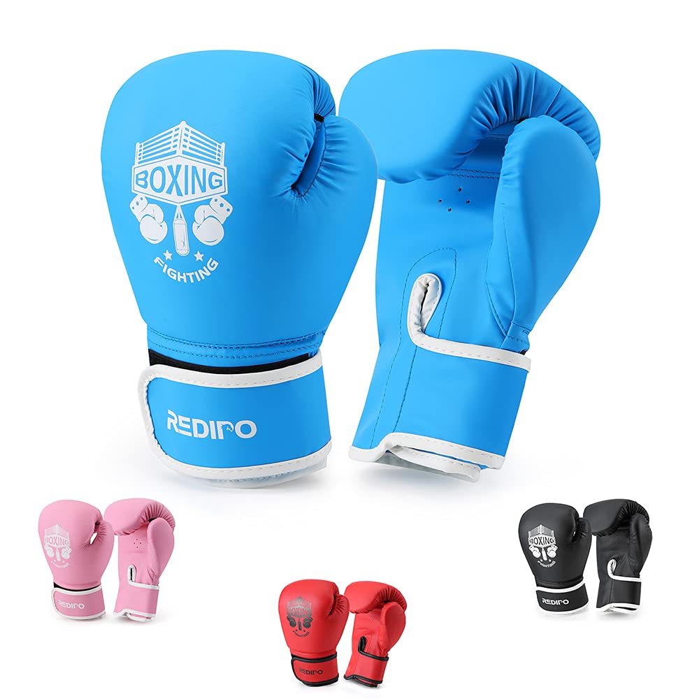 Kids Boxing Gloves, Sponge Foam Training Sparring Gloves Thai Kick Boxing for Kid and Youth, Suitable for Boys and Girls Age 3 to 9 Years