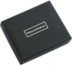 Urban Jewelry Men’s Stainless Steel Link Bracelet – 9-Inch Heavy 0.5” Wide Chain – Silver/Black or Gold/Black – Chain Option – Bold Design – Gift Box Included