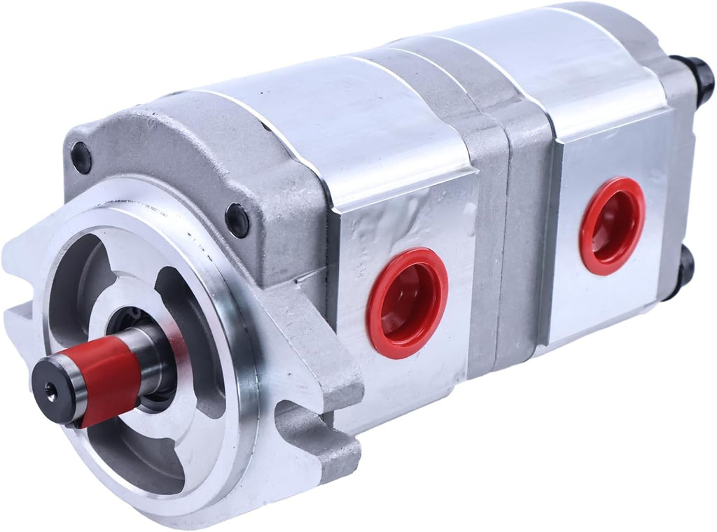 FridayParts Hydraulic Double Gear Pump HGP-33A-F6/6R HGP33AF66R Replacement