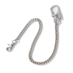 Ahiller Biker Wallet Chain, Heavy Duty Pocket Chain with Lockable Carabiner, Men Chains for Keys, Jeans, Pants, Purse and Handbag（QK-Silver-1PCS） - Grand Goldman