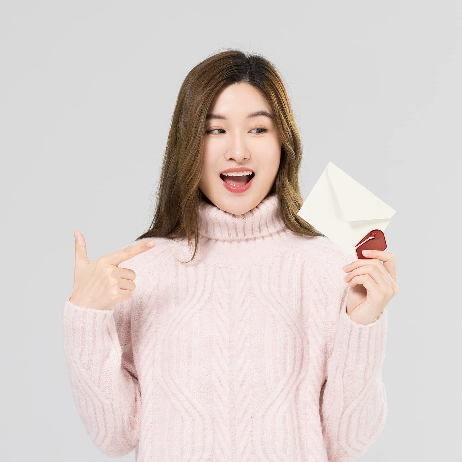 Letter Opener Envelope Slitter 4 Pack Letter Openers Plastic with Blade Envelope Opener Mail Opener for Envelope,Package,Paper Cut,Safe Letter Opener