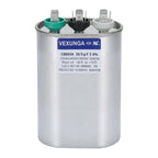 45/5 uF 45+5 MFD 370V or 440V Dual Run Start Round A/C Capacitor 45 5 uF 370 440 Volt VAC CBB65B Air Conditioner Capacitors for AC Unit Fan Motor Start or Heat Pump or Condenser Straight Cool