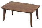 US-KLY Kotatsu Heater Table Low-Lying Dining and Work Desk (Square W29.5 xD29.5 xH15.4 Inchies, Brown)