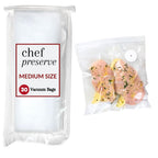 Chef Preserve Compact Vacuum Sealer for Food (Vacuum Sealer Machine + 10 Reusable Vacuum Bags) Powerful Handheld Vacuum Sealer Machine, Seal Meal Saver, Portable Food Sealer