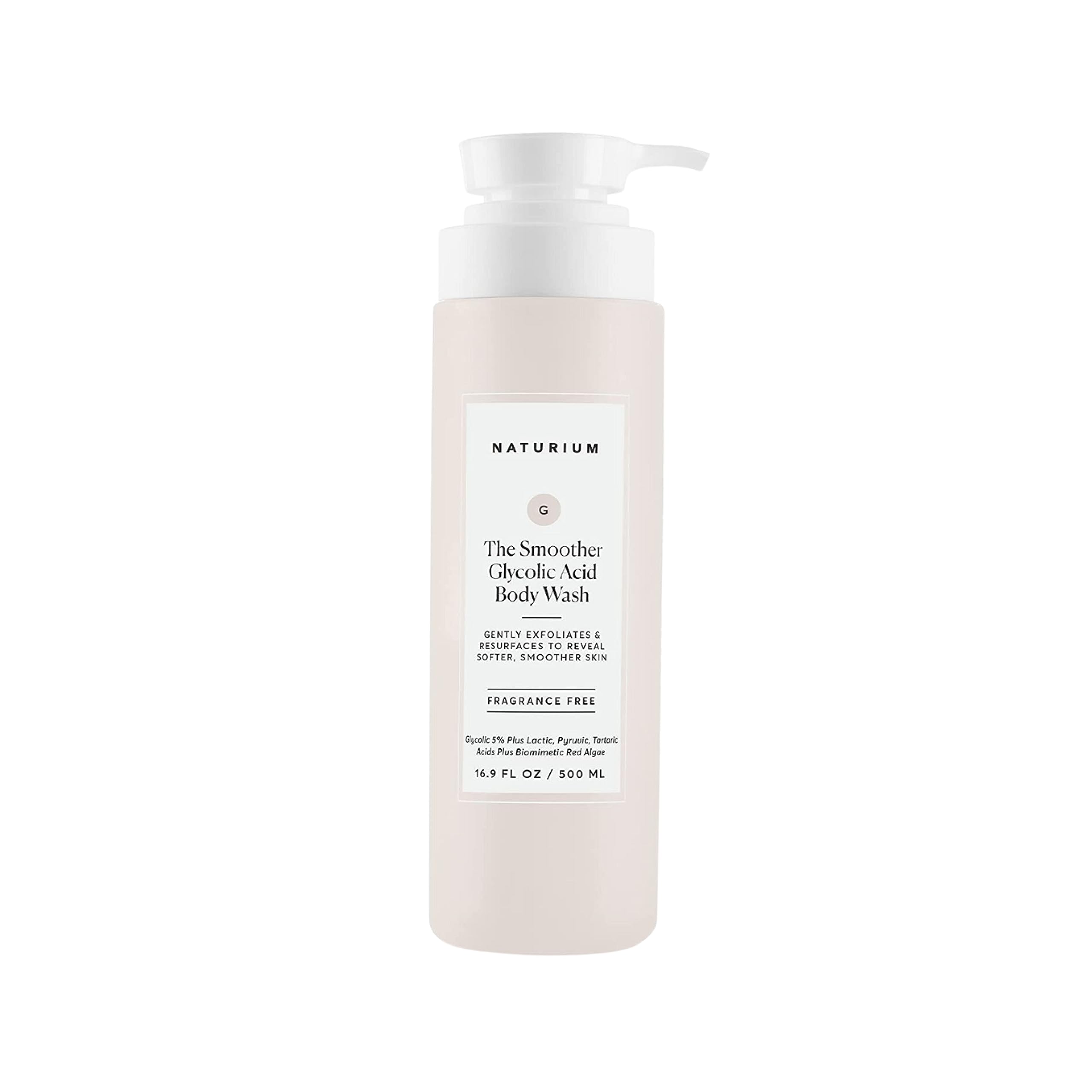 Naturium The Booster Hyaluronic Acid Body Wash, Hydrating & Moisturizing plus Minimizes Dryness, with Glycerin & Vitamin B5, 16.9 oz