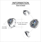 ONEFINITY Tree of Life Rings Sterling Silver Celtic Knot Tree of Life Rings Family Tree Jewelry Gifts for Women