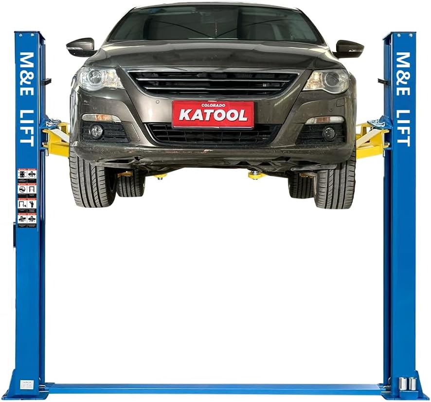 KATOOL 9000lbs 2 Post Car Lift Two/2 Post Lift Car Lift Automotive Lift for Repair Shop (220v)