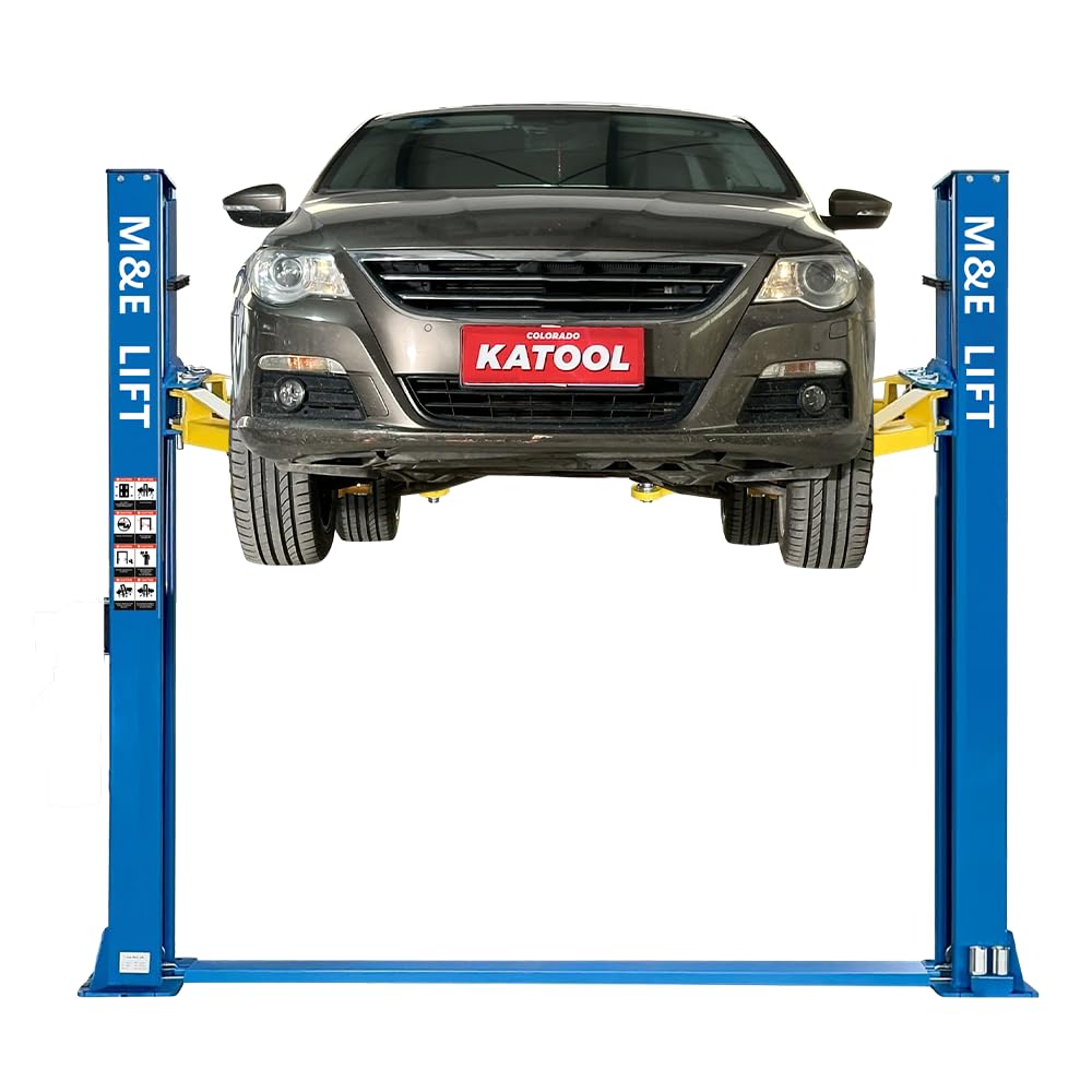 KATOOL 9000lbs 2 Post Car Lift Two/2 Post Lift Car Lift Automotive Lift for Repair Shop (220v)