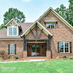 Ekena Millwork RBJ06S11X050RWR TimberCraft Zwei 5 3/8" Bretter Verbundene Board-n-Batten, Rustikale Holzläden (pro Paar), 10 3/4"B x 50"H, Grob gesägte Western Red Cedar