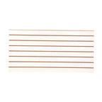 SSWBasics 4ft x 2ft Horizontal White Slatwall Panels Easy Organizer (24"H x 48"L) - Pack of 2 - Streamline Your Space with Effortless Retail Displays, Garage Wall Solutions, and Craft Storage