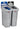 Rubbermaid Commercial Products Slim Jim Recycling Station 2-Stream Landfill/Mixed Recycling Bin/Can/Kit/Station, 23-Gallon, for Offices/Home/Higher Education/Commercial Facilities