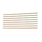 SSWBasics 4ft x 2ft Horizontal White Slatwall Panels Easy Organizer (24"H x 48"L) - Pack of 2 - Streamline Your Space with Effortless Retail Displays, Garage Wall Solutions, and Craft Storage