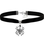 Gothic Black Velvet Choker Necklace for Women,Cameo Choker Collar Necklace Vintage Goth Jewelry
