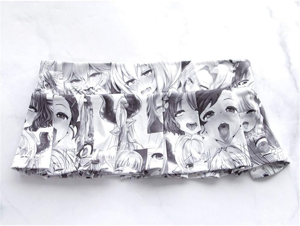 Lichma Mini Skirt,Women Sexy Cosplay Japanese Schoolgirls Anime Print Pleated Skirt Lingerie Sleepwear Nightwear