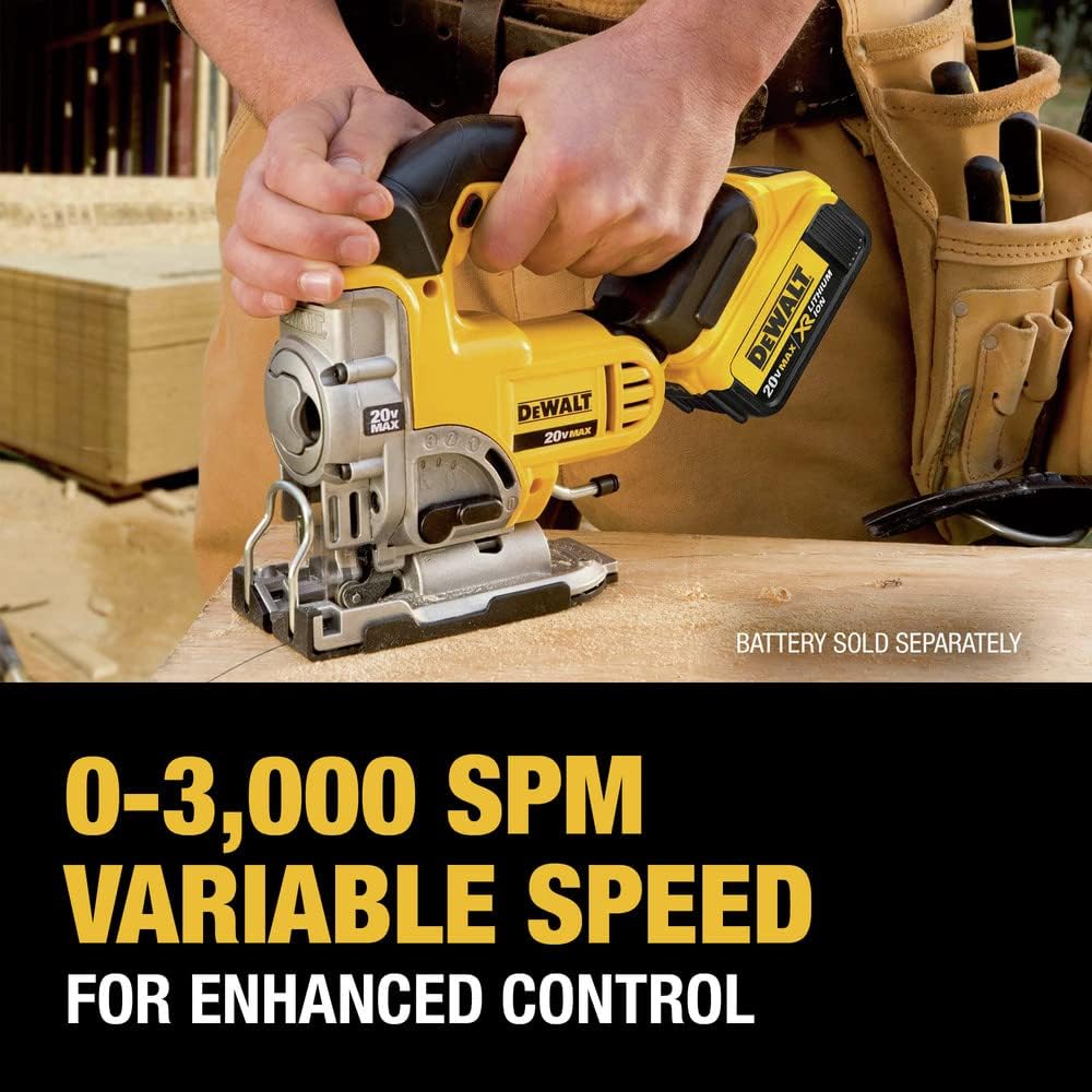 DEWALT 20V MAX Jig Saw, Tool Only (DCS331B)