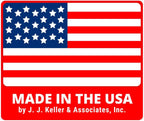 Caution: Hard Hats, Safety Glass, Safety Shoes Required Sign, 14"x10" Aluminum with Rounded Corners for Indoor or Outdoor Use, OSHA Compliant, J. J. Keller & Associates, Inc.