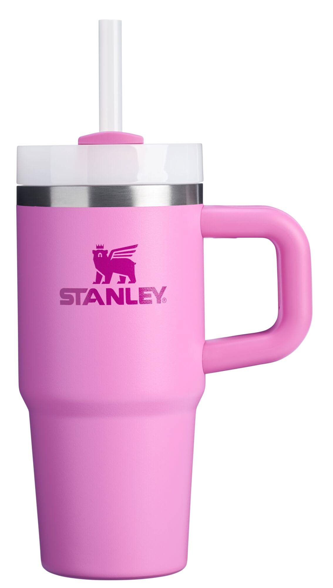 STANLEY Quencher H2.0 Tumbler with Handle and Straw 14 oz | Flowstate 3-Position Lid | Cup Holder Compatible for Travel | Insulated Stainless Steel Cup | BPA-Free | Azure