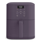 bella 4Qt Slim Air Fryer, Fits-anywhere™ Kitchenware, EverGood™ Ceramic Nonstick Coating, Adjustable Temperature, 6 Preset Cooking Options, 60 Min Auto Shutoff w Audible Tone, 3.3lb Capacity, Blossom