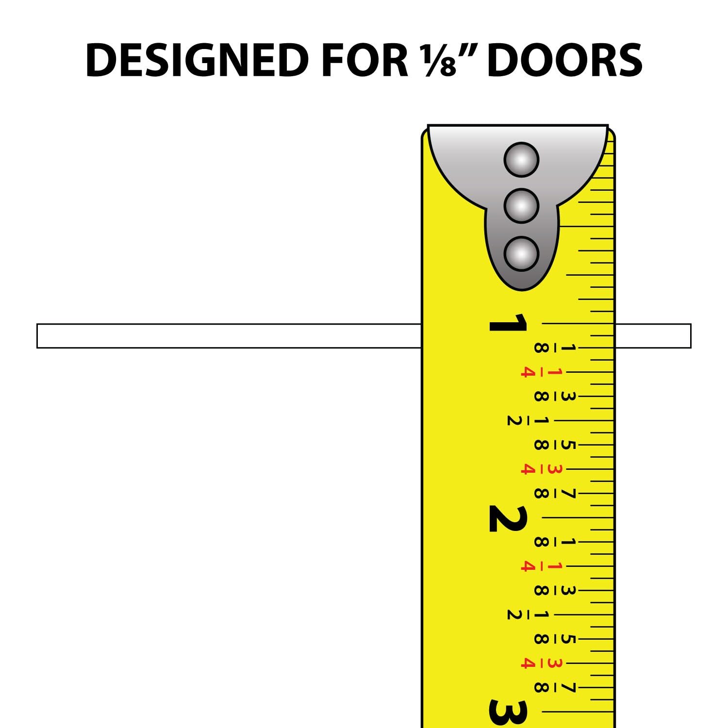 Outwater Industries' Aluminum Sliding Door Track with Mounting Leg for 1/8'' Glass or Wood Door Panels | 4 Foot Upper and Lower Track Set