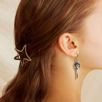 Halloween Jewelry Silver Crow Skull Earrings Charm Dangle Earrings Raven Earrings Bird Skull Jewelry Gothic Gift Set Punk Design