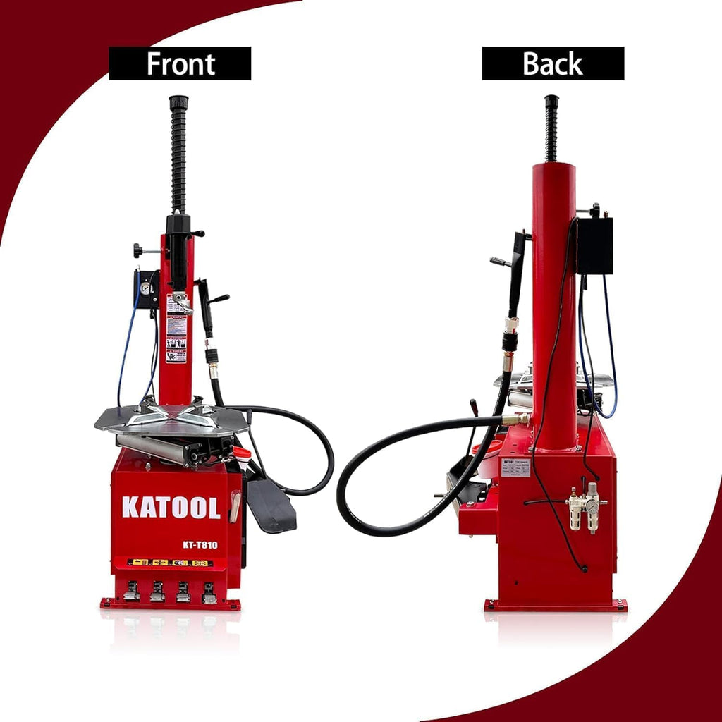 KATOOL 2.0HP Tire Changer Machine with Bead Blaster Tire Machine Tire Changer and Wheel Balancer Machine Combo KT-T810+KT-B760