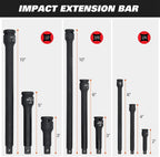 STARWORK TRUE MECHANIC 153-Piece Impact Socket Set, Professional, SAE/Metric