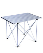 iClimb Ultralight Compact Camping Folding Table with Carry Bag (Black - S)