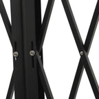 Double Folding Security Door, 5.25' H x 9.84' W Wall Mounted Scissor Gate - Iron & Aluminum Alloy Accordion Gate with 360 Rolling Barricade