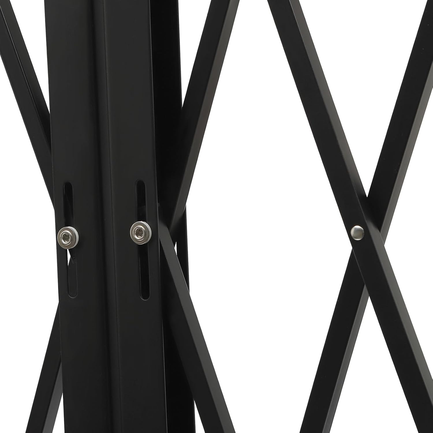 Double Folding Security Door, 5.25' H x 9.84' W Wall Mounted Scissor Gate - Iron & Aluminum Alloy Accordion Gate with 360 Rolling Barricade