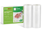 Bonsenkitchen Vacuum Sealer Rolls Bags, 6 Pack 3 Rolls 11" x 20' + 3 Rolls 8" x 20' Commercial Grade BPA Free Bag Rolls, Durable Customized Size Food Vac Bags for Storage and Sous Vide Cooking VB3211
