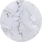 Modern Coffee Table,Faux Marble Tables,Small Round Coffee Tables with Shelf, Marble Coffee Table,Circle Center Table Low Coffee & Tea Table for Living Room Modern