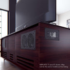 AC Infinity AIRPLATE T7, Quiet Cooling Fan System 12" with Thermostat Control, for Home Theater AV Cabinets