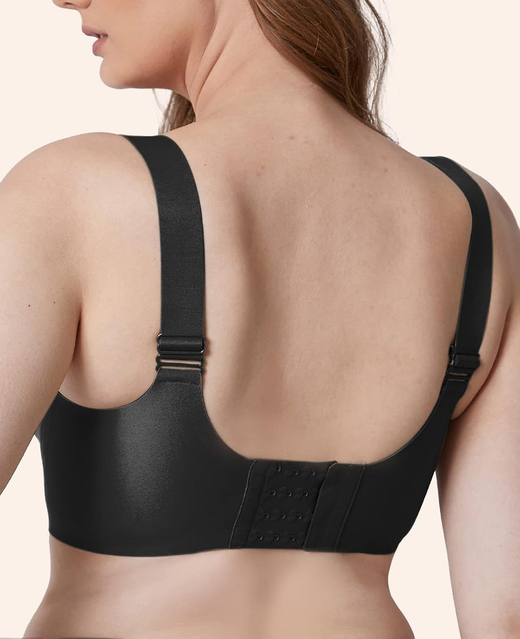 FORLEST Minimizer Bras for Women Full Coverage, Deep Cup Bra Hides Back Fat, Wireless Seamless Bras for Women No Underwire