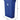 Suncast Commercial Slim 23 Gallon Polypropylene Recycling Bin with Universal Recycle Logo, Durable Waste Container for Tight Spaces, Blue, Made in the USA