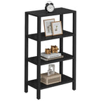 TUTOTAK Small Side Table, Narrow End Table, Skinny Sofa Table, Slim Nightstand, Couch Table, Living Room, Bed Room, Black TB01BK062