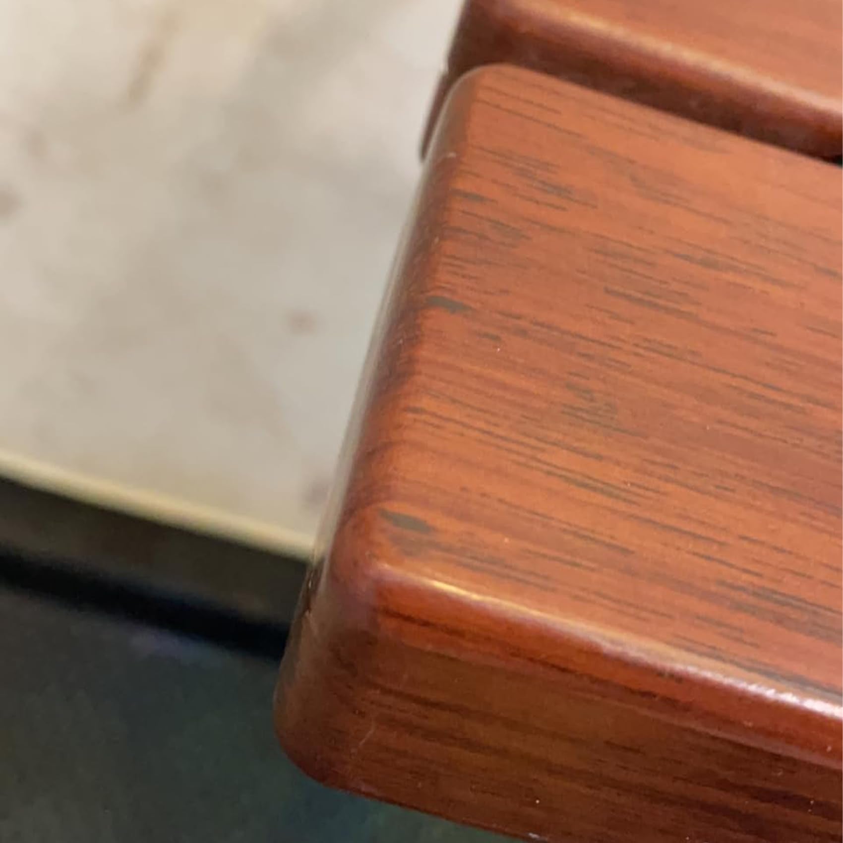 Aowoil 20" Folding Teak Shower Seat Wall Mounted - ADA Compliant Foldable Shower Bench, Natural Solid Teak, 300lb Capacity, Drainage Design - Bathroom Safety Stool for Elderly & Home Care