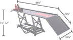 Black Widow Hydraulic Motorcycle Lift Table - 1,000 lb. Capacity