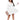 SCOMCHIC Women's Plus Size Long Sleeve Wrap V Neck Tie Waist A Line Mini Dress White