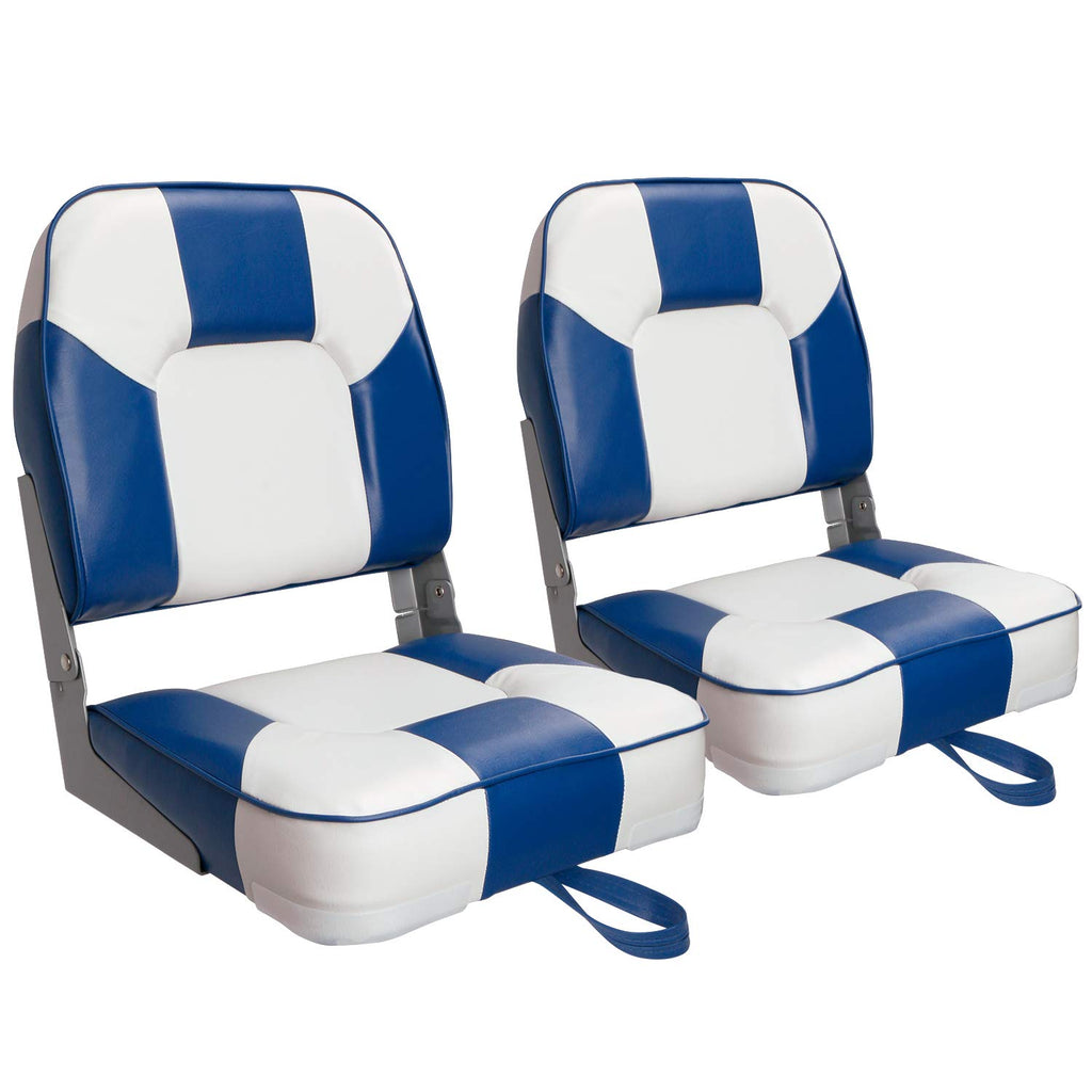 Leader Accessories A Pair of New Low Back Folding Boat Seats(2 seats)