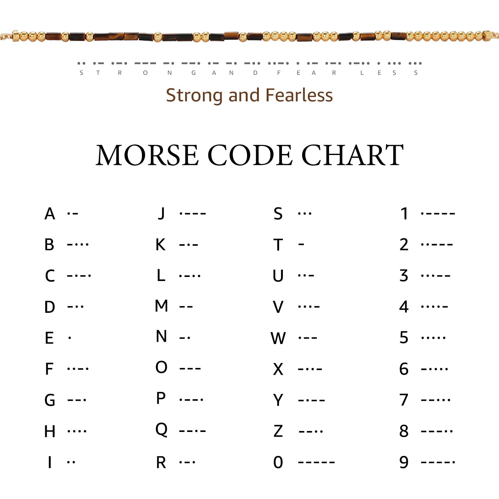 MEVECCO guld Morse-kode armbånd til kvinder 18K forgyldt tigerøje sten blandede armbånd håndlavet guld tilpasset Morse-kode kæde armbånd stak smykker gaver