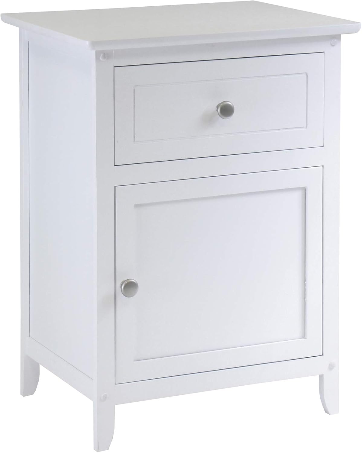 Winsome Eugene Accent Table, 18.90"W x 14.96"D x 25"H, White