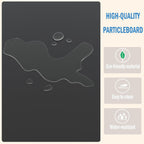 Large End Table Square Side Table Modern Sofa Table 20 Inch Industrial Coffee Table NightStand with 2-Tier Storage Shelf for Living Room Bedroom Black MLBZ06B