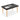 Square Coffee Table Low Table with 4 Solid Wood Sturdy Legs, Floor Table Desk for Sitting on The Floor, Storage and Living Room Furniture (White)