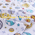 ست ملحفه کودکان یونیکورن صورتی JSD، سایز تویین، ۳ تکه، ملحفه‌های رختخواب میکروفایبر چاپ شده با طرح رنگین کمان برای دختران، جیب عمیق